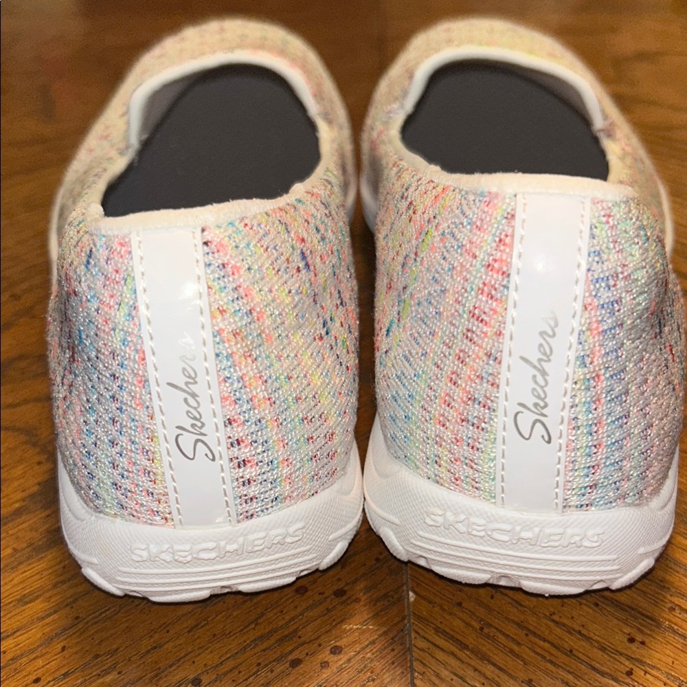 Skechers Multicolor Knit Slip-On Flats - Picture 2 of 6